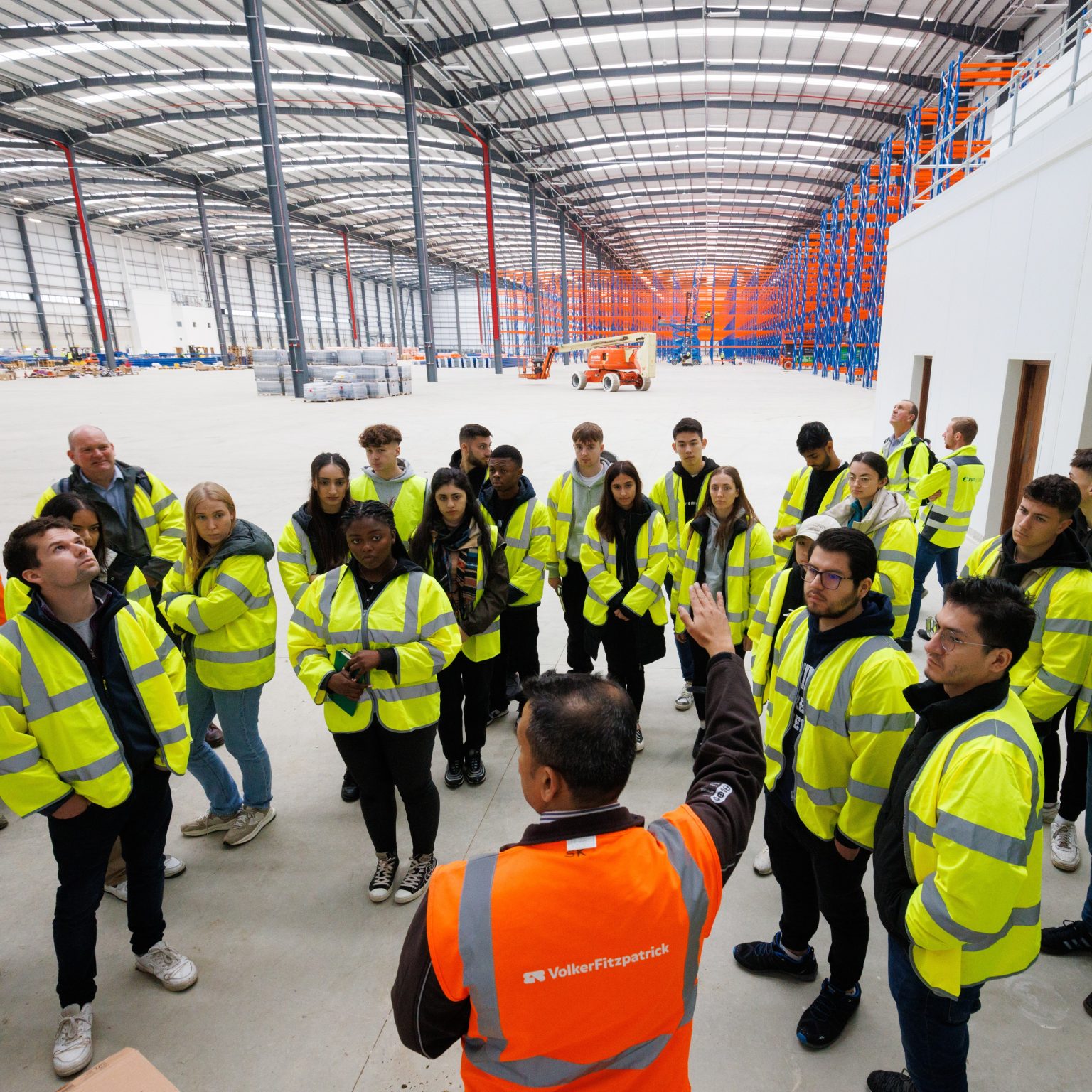 NTU students make a site visit to Prologis RFI DIRFT