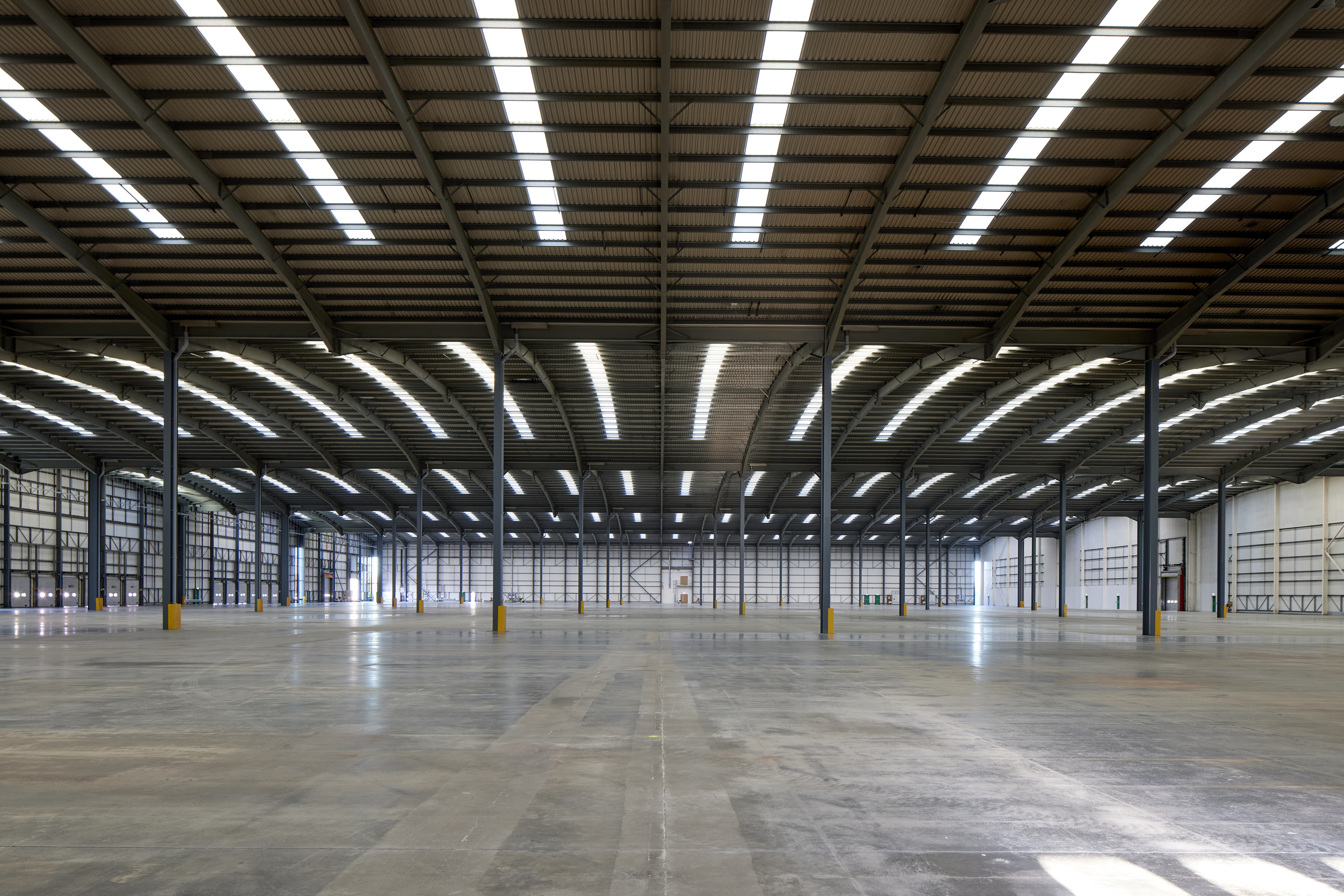 Internal photo of a warehouse