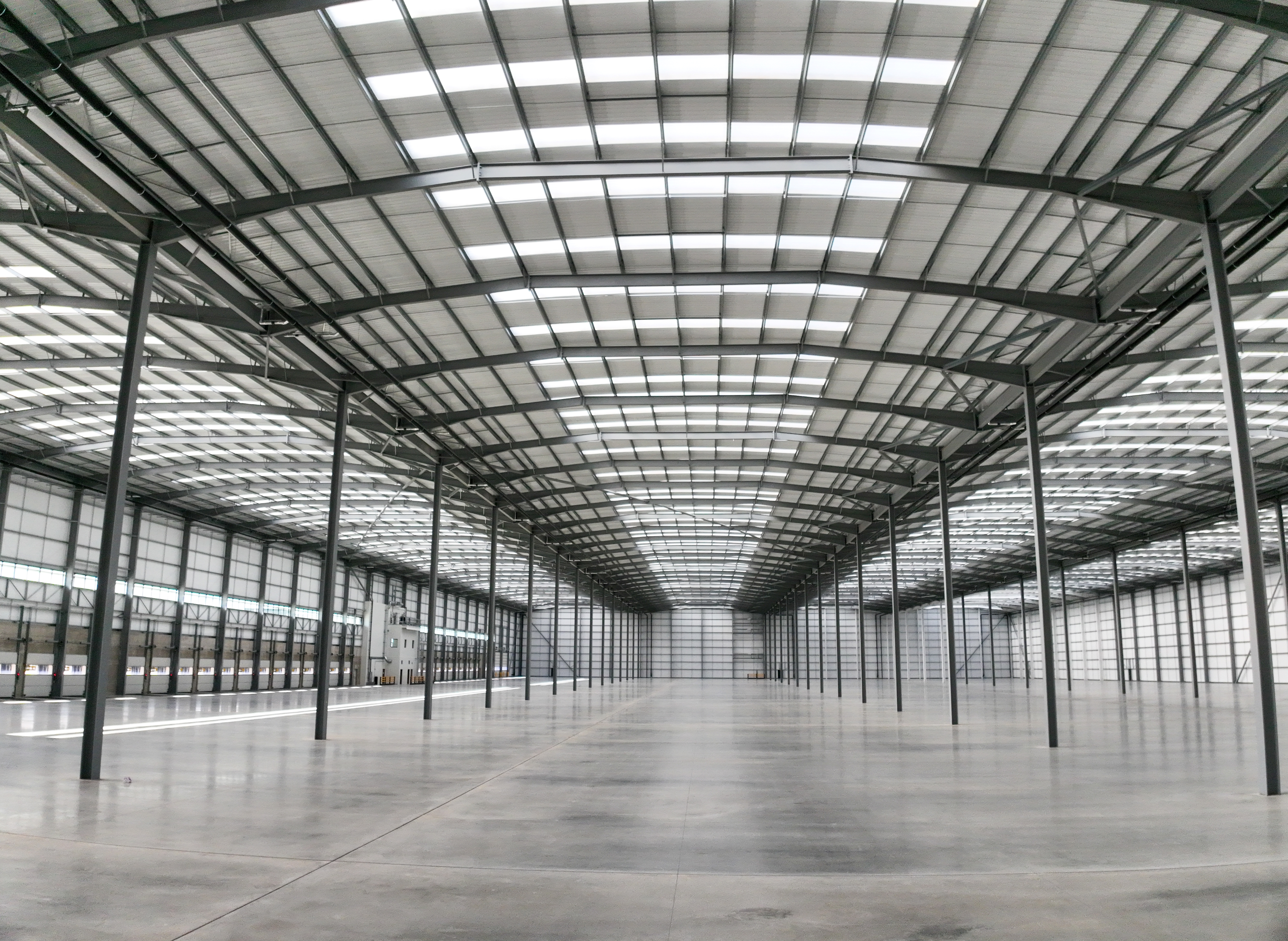 Internal photo of a warehouse at Apex Park