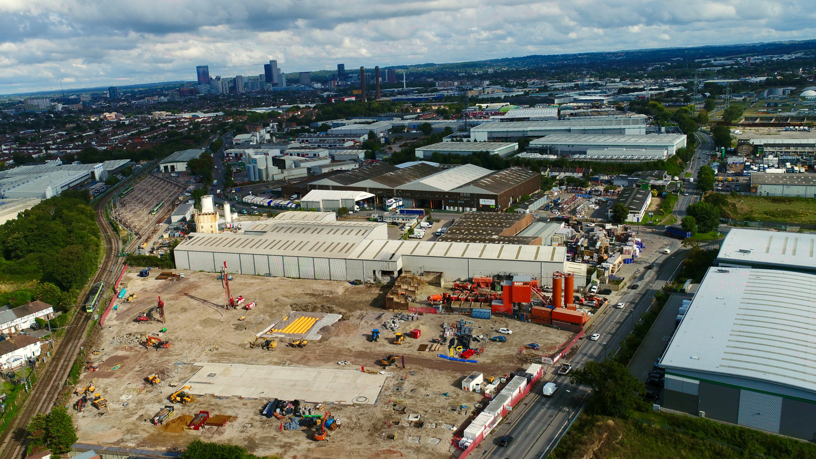 Construction of Prologis Park Beddington at Croydon 