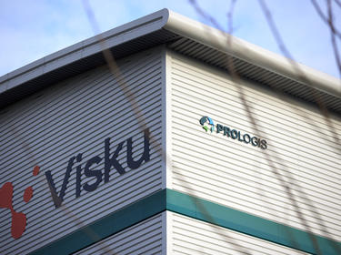External Prologis Visku warehouse branding 