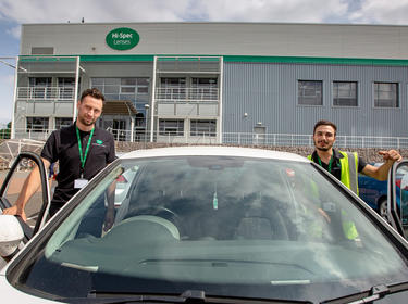 Liftshare at a Prologis building