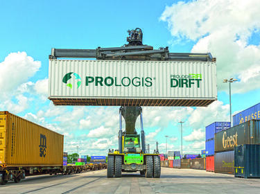 Freight container at Prologis RFI DIRFT